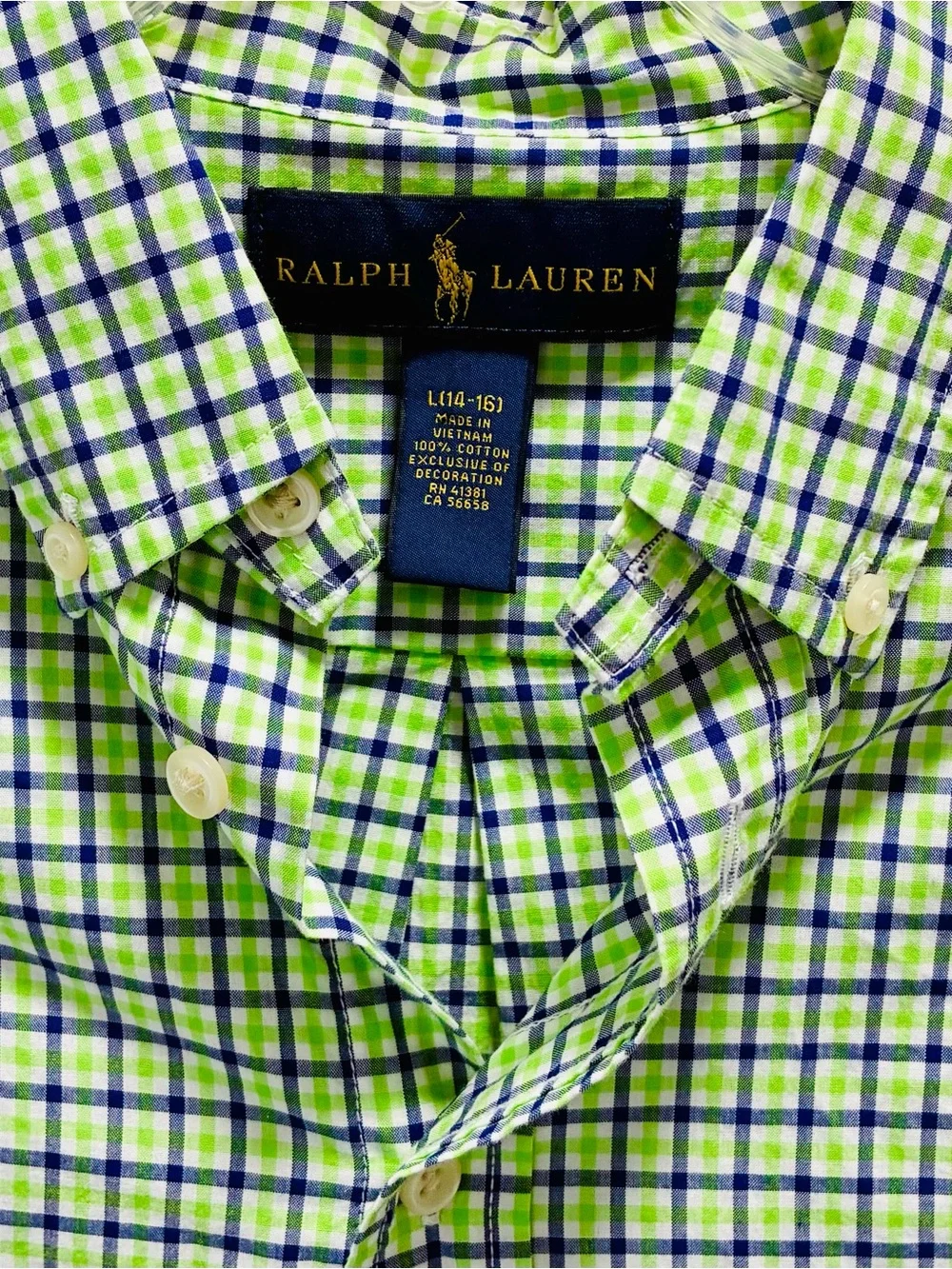 Ralph Lauren Shirt, Large (14-16)